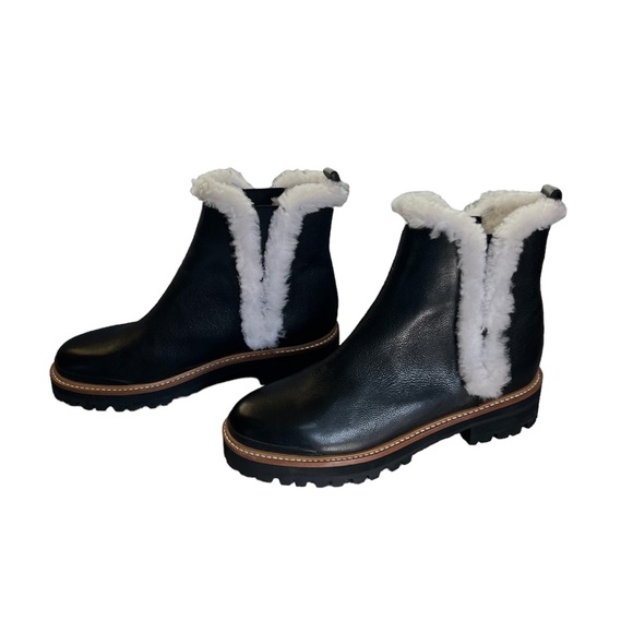 Marc Fisher Shoes - Marc Fisher LTD Iggie Lug Sole Chelsea Ankle Bootie Black Size 9M NWOT